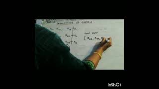 Std11 4 Determinants and Matrices Determinat of order 3 Math1 [upl. by Eux]