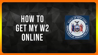 How to get W2 Form Online in 2024 [upl. by Airoled]