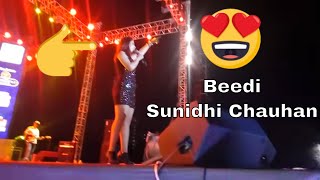 Beedi Omkara Sing song by Sunidhi Chauhan  Ahmedabad  Gujarat [upl. by Quartas]