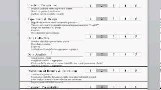 Science Fair Rubric Explanation for Judges [upl. by Eolcin]