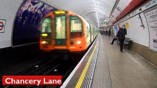 Chancery Lane  Central line  London Underground  1992 Tube Stock [upl. by Asher320]