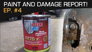 Frame Rust Removal and POR15 Industrial Paint [upl. by Di]