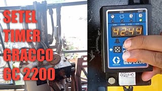 SETTING TIMER AUTOLUBE GRACCO CONTROLLER GLC 2200 [upl. by Ivad]