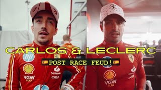 Ferrari’s Leclerc amp Carlos Sainz Reflect On Their Feud In Spain [upl. by Thill676]