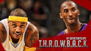 Throwback Kobe Bryant vs Carmelo Anthony Full Duel Highlights 20100228 Lakers vs Nuggets [upl. by Gitt]