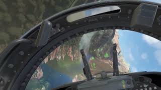 MSFS 2020 F18 Grand Canyon run in VR [upl. by Ainival]