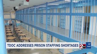 TDOC addresses prison staffing shortages [upl. by Oeram]