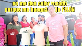 SUSCRIPTORA manda playeras para todos una rosada para PELÓN peor no la quería [upl. by Tioneb]