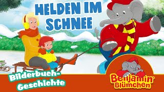 Benjamin Blümchen  Helden im Schnee  Meine erste BILDERBUCH GESCHICHTE [upl. by Cynth]