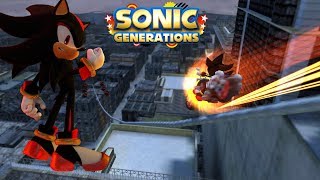 Sonic Generations Shadow in Destroyed City Escape 4K 60 FPS [upl. by Elletnahs]