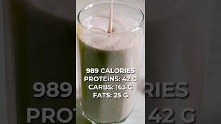 1000Calorie Banana Smoothie for Muscle Gain [upl. by Ttocs]