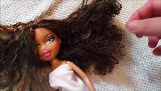 Fix curly doll hair  How to [upl. by Eed]