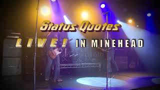 STATUS QUOTES  LIVE IN MINEHEAD DVD promoteaser  Status Quo Tribute [upl. by Barbara547]