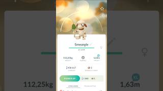 Pokemon GO 235🔘 Smeargle  Painter Pokémon just light collection [upl. by Comras]