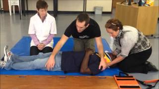 Spinal Immobilisation The Basics [upl. by Aniretak724]