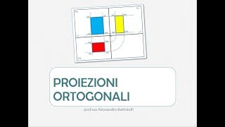 Proiezioni ortogonali tutorial FACILE per tutti e completo di riduzione in scala e norme [upl. by Wendy]