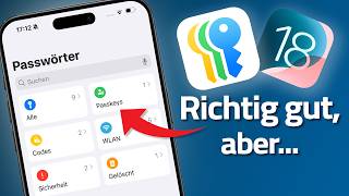 Darum nutze ich Apples neue Passwörter App NICHT iOS 18 [upl. by Fritzsche279]