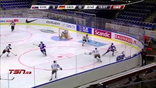 Slovakia v Germany 92  2014 IIHF World Junior Championship [upl. by Orfinger]