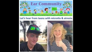 Microtia Teen Chat through Ear Community [upl. by Gardner]