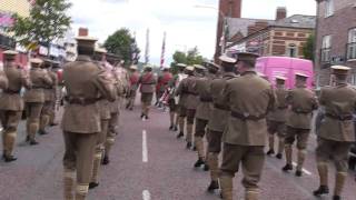 UVF Regimental Band 2  Memorial Parade  East Belfast [upl. by Voss924]