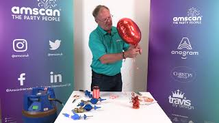 Inflating and Tying Foil Balloons [upl. by Brebner]