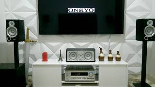 Onkyo TXSR 603X Bookshelf Infinity Primus P153  Pete Belasco  Deeper [upl. by Vedis]