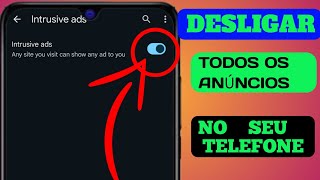 Como DESLIGAR TODOS OS ANÚNCIOS no telefone Android [upl. by Ylenaj]