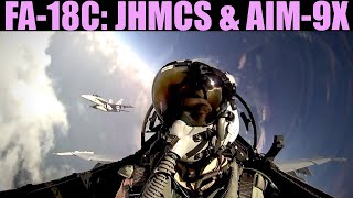 FA18C Hornet JHMCS Helmet Mounted Display amp AIM9X Tutorial  DCS WORLD [upl. by Hoxie906]