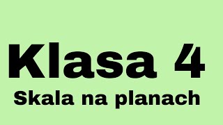 Matematyka  Klasa 4  Skala na planach [upl. by Sigler632]