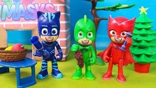 ⚡ PJ MASKS ⚡ Fiesta de fin de año de los Héroes en Pijama  Videos para niños [upl. by Roede]