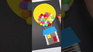 Parent Child Handmade Production  Create A Painting In 20 Seconds   Diy Tutorial  Folding [upl. by Naras663]