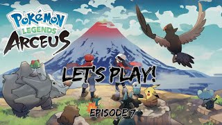 Lets play  Pokémon Legends Arceus  Episode 7 [upl. by Rae9]