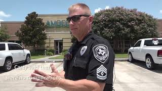 LCPD Sergeant delivers baby in parking lot [upl. by Aztirak]