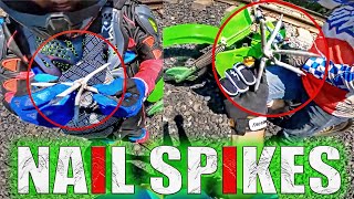 BIKERS fall VICTIM to TIRE SPIKES  No LIFE Like the BIKE LIFE Ep249 [upl. by Isolt]