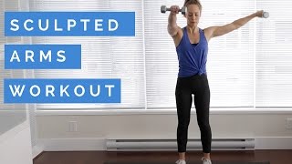 At Home Workout Sculpted Arms [upl. by Salem]