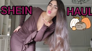 🍂🤎 FALL SHEIN HAUL amp DRESS TRYON شیین [upl. by Eahs]