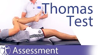 Thomas Test  Iliopsoas Tightness [upl. by Yznil]