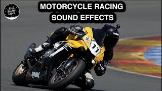 Motorcycle Racing Sound Effects [upl. by Atiner]