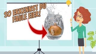 Erkennen ob ein Ei noch gut ist oder nicht Der Test [upl. by Naellij]