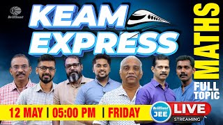 KEAM Express  Mathematics  Full Topic  Live  May 12  500 PM [upl. by Beka319]