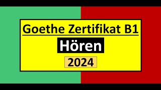 Goethe Zertifikat B1 Hören Modelltest mit Antworten am Ende  Vid  212 [upl. by Driskill]