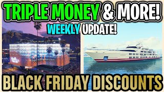 GTA 5 Online WEEKLY UPDATE All BLACKFRIDAY SALES [upl. by Anuahs601]