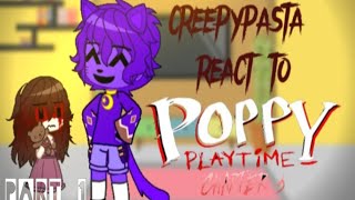 creepypasta react to poppy playtime chapter 3  creepypasta  gacha club series 13 [upl. by Alram]