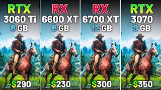 RTX 3060 Ti vs RX 6600 XT vs RX 6700 XT vs RTX 3070  Test in 12 Games in 2024 [upl. by Adrahc991]