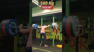 140 Kg Squat 1 Rep [upl. by Jany]