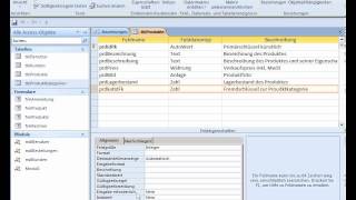 DB05UE02 Datenbanken mit MS Access LE05 Relationales Modell 2 Teil02 Proudkt und Produktkategorie [upl. by Noseimaj]