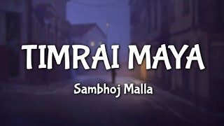 Tiro Khak Maro Nedauna Serane Lyrics Song ll Sambhoj Malla New Song [upl. by Westlund]