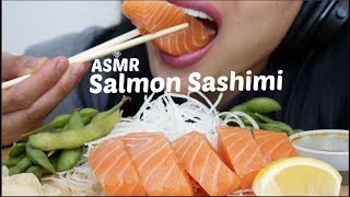 ASMR Salmon Sashimi  Edamame EATING SOUNDS NO TALKING  SASASMR [upl. by Derreg337]