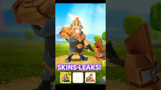 PROXIMAS SKINS FILTRADAS fypシ゚ clashofclans supercell gaming shorts shortvideo youtube [upl. by Alaham]