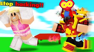 They Were ANGRY That I Used INFINITE Healing Enchantment ROBLOX BEDWARS [upl. by Tipton403]